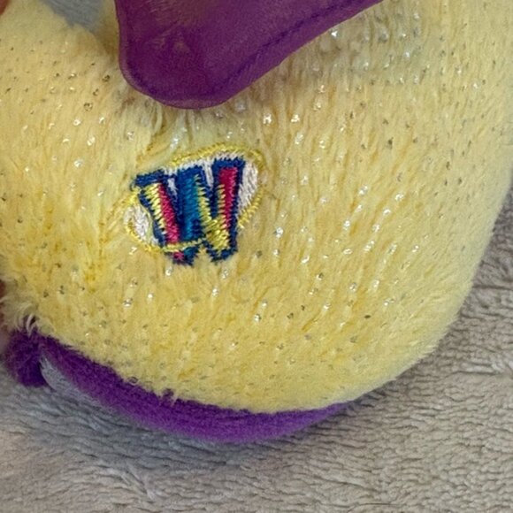 Ganz Webkinz LILKINZ  SEAHORSE Plush 7” No Code Yellow Purple Sparkly HS507 - Picture 8 of 13